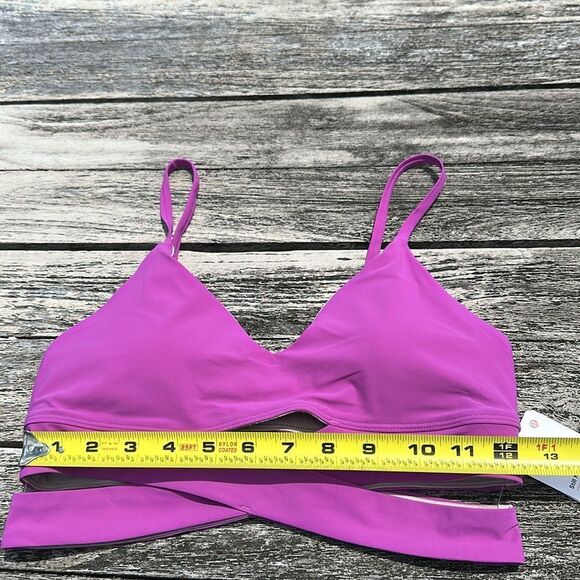 Lululemon Still Now Bra VIVID PLUM PURPLE SIZE 8 nwt - Picture 2 of 7
